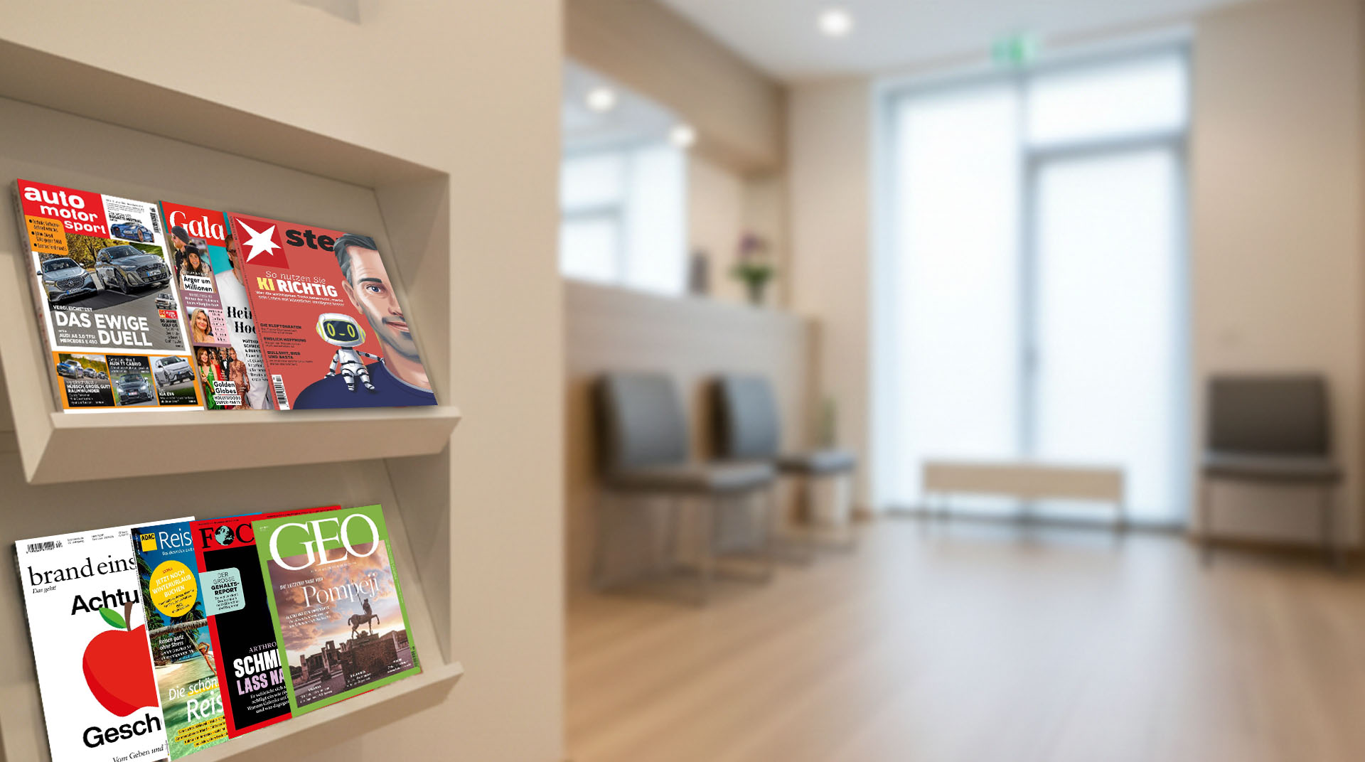 Zeitschriften für Praxen und Unternehmen